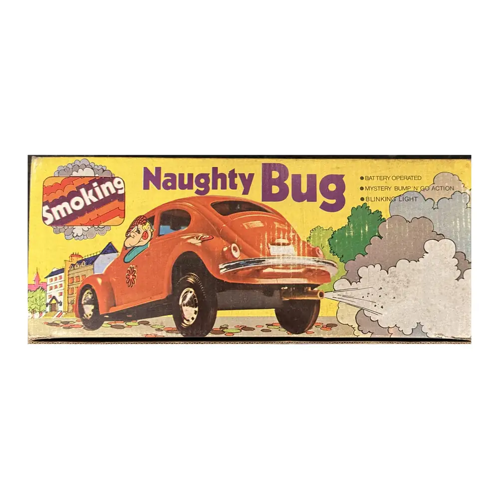 Auto De Juguete VW Escarabajo Naughty Bug Vintage Retro 70s – foto 2