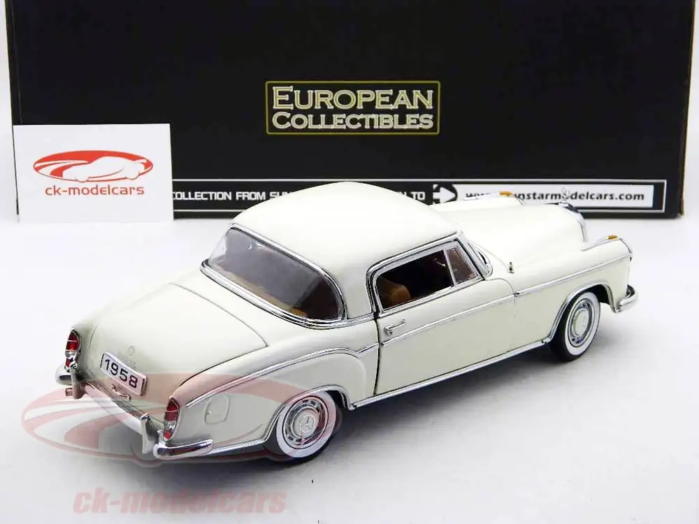 Mercedes-Benz 220 SE Coupé 1958 Sun Star Escala 1:18 – foto 3