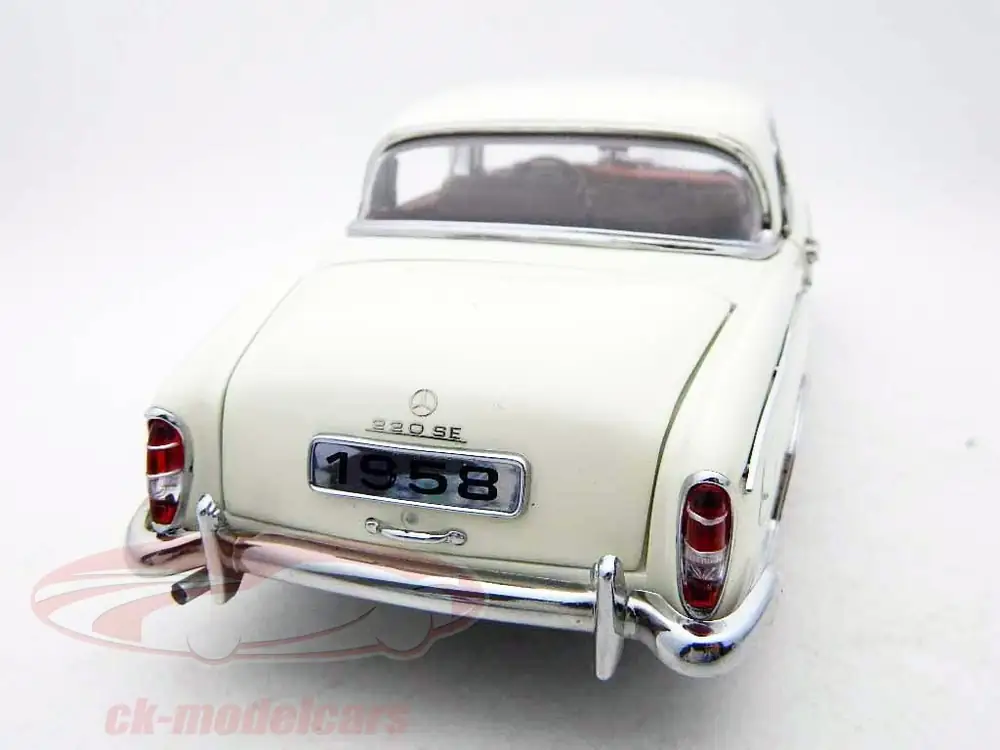 Mercedes-Benz 220 SE Coupé 1958 Sun Star Escala 1:18 – foto 4
